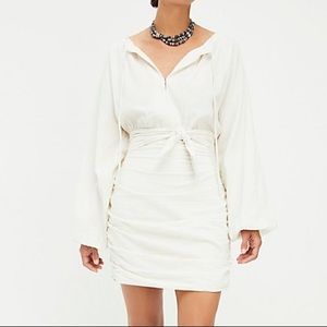 NWT Free People The Only One Mini Dress in Ivory | Size Large
